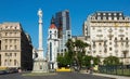 Obelisk and avenue 9 de Julio